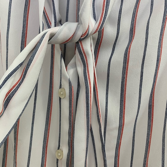 Paraphrase | Striped Button Down Blouse - Picture 3 of 6